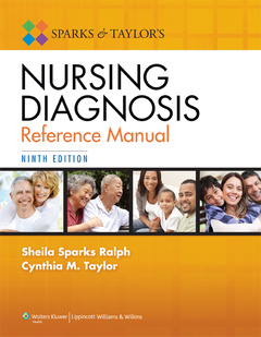 Couverture de l’ouvrage Sparks and Taylor's Nursing Diagnosis Reference Manual