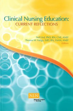 Couverture de l’ouvrage Clinical Nursing Education