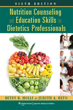 Couverture de l’ouvrage Nutrition Counseling and Education Skills for Dietetics Professionals 