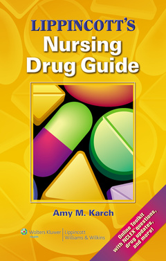 Couverture de l’ouvrage 2014 Lippincott's Nursing Drug Guide