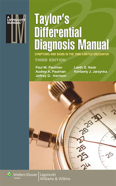 Couverture de l’ouvrage Taylor's Differential Diagnosis Manual