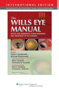 Couverture de l’ouvrage The Wills Eye Manual 
