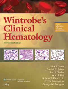 Couverture de l’ouvrage Wintrobe's Clinical Hematology