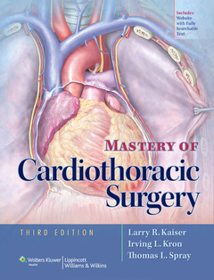 Couverture de l’ouvrage Mastery of Cardiothoracic Surgery