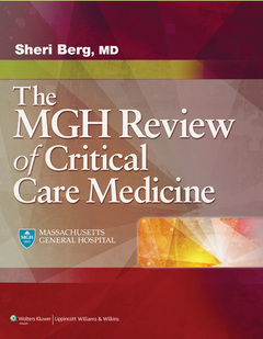 Couverture de l’ouvrage Massachusetts General Hospital Review of Critical Care Medicine