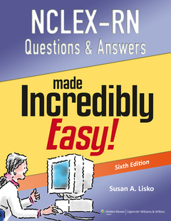 Cover of the book NCLEX-RN Questions and Answers Made Incredibly Easy
