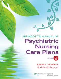 Couverture de l’ouvrage Lippincott's Manual of Psychiatric Nursing Care Plans