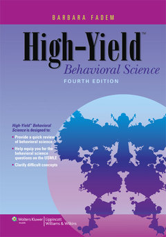 Couverture de l’ouvrage High-Yield Behavioral Science