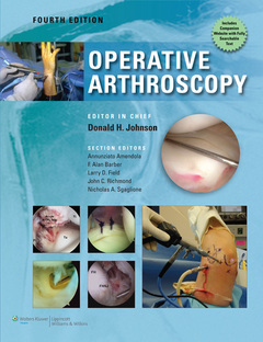 Couverture de l’ouvrage Operative Arthroscopy