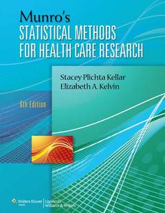 Couverture de l’ouvrage Munro's Statistical Methods for Health Care Research