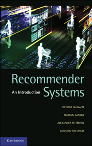 Couverture de l’ouvrage Recommender Systems