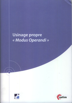 Cover of the book Usinage propre