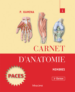 Couverture de l’ouvrage Carnet d'anatomie. T1 : membres, 3e ed.