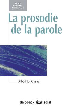 Cover of the book La prosodie de la parole