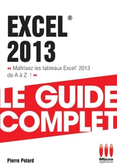 Couverture de l’ouvrage GUIDE COMPLET EXCEL 2013