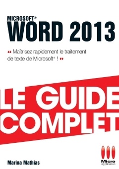 Couverture de l’ouvrage GUIDE COMPLET WORD 2013