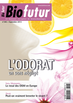 Couverture de l'ouvrage Biofutur N° 346 (Septembre 2013) : L'odorat