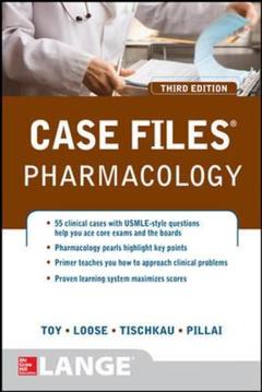 Couverture de l’ouvrage Cases Files Pharmacology