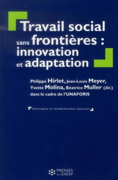 Couverture de l’ouvrage Travail social sans frontières: innovation et adaptation