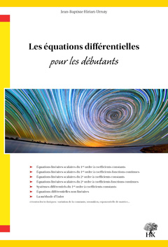 Couverture de l’ouvrage Les équations différentielles pour les débutants