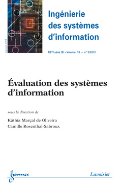 Couverture de l’ouvrage Ingénierie des systèmes d'information RSTI série ISI Volume 18 N° 3/Mai-Juin 2013