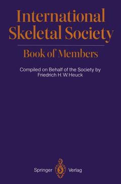 Cover of the book International Skeletal Society Book of Members