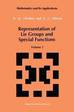 Cover of the book Representation of Lie Groups and Special Functions