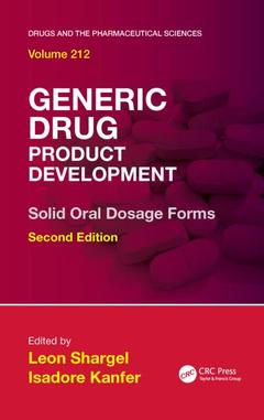 Couverture de l’ouvrage Generic Drug Product Development