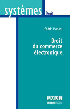 Cover of the book droit du commerce électronique