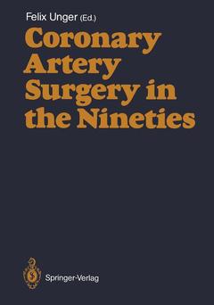 Couverture de l’ouvrage Coronary Artery Surgery in the Nineties