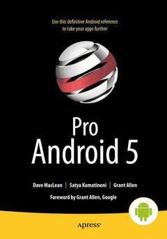 Couverture de l’ouvrage Pro Android 5