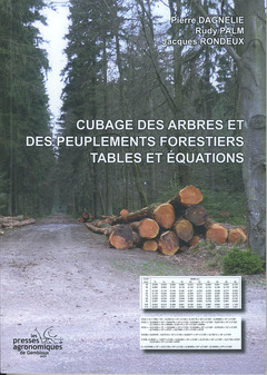 Couverture de l’ouvrage Cubage des arbres et des peuplements forestiers 