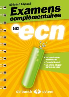 Couverture de l’ouvrage Examens complementaires aux ECN