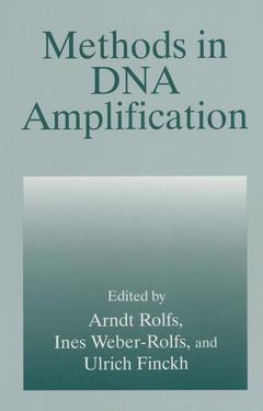 Couverture de l’ouvrage Methods in DNA Amplification