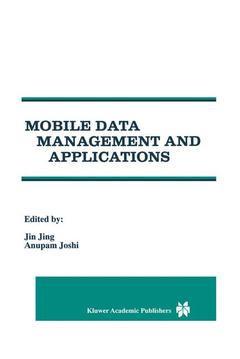 Couverture de l’ouvrage Mobile Data Management and Applications
