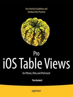 Couverture de l’ouvrage Pro iOS Table Views