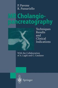 Couverture de l’ouvrage MR Cholangiopancreatography