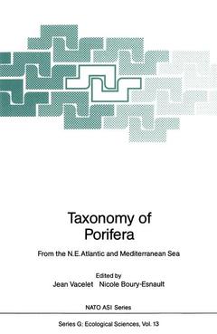 Couverture de l’ouvrage Taxonomy of Porifera