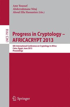 Couverture de l’ouvrage Progress in Cryptology -- AFRICACRYPT 2013