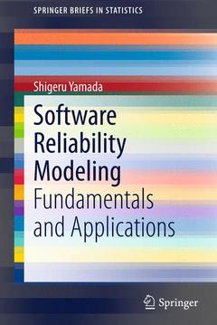 Couverture de l’ouvrage Software Reliability Modeling