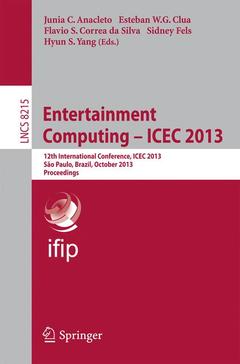 Couverture de l’ouvrage Entertainment Computing -- ICEC 2013