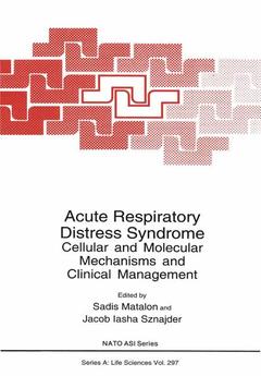 Couverture de l’ouvrage Acute Respiratory Distress Syndrome