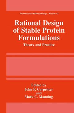 Couverture de l’ouvrage Rational Design of Stable Protein Formulations