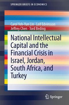 Couverture de l’ouvrage National Intellectual Capital and the Financial Crisis in Israel, Jordan, South Africa, and Turkey