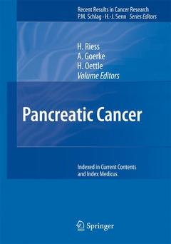 Couverture de l’ouvrage Pancreatic Cancer