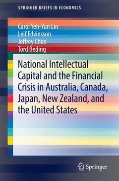 Couverture de l’ouvrage National Intellectual Capital and the Financial Crisis in Australia, Canada, Japan, New Zealand, and the United States