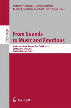 Couverture de l’ouvrage From Sounds to Music and Emotions