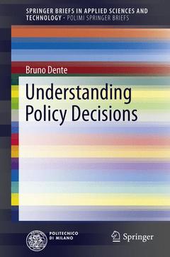 Couverture de l’ouvrage Understanding Policy Decisions