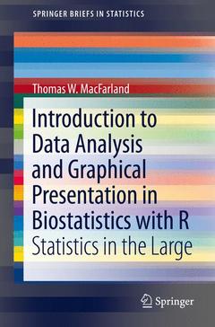 Couverture de l’ouvrage Introduction to Data Analysis and Graphical Presentation in Biostatistics with R