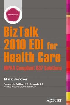Cover of the book BizTalk 2010 EDI for Health Care